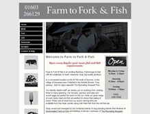 Tablet Screenshot of farmtoforkandfish.co.uk